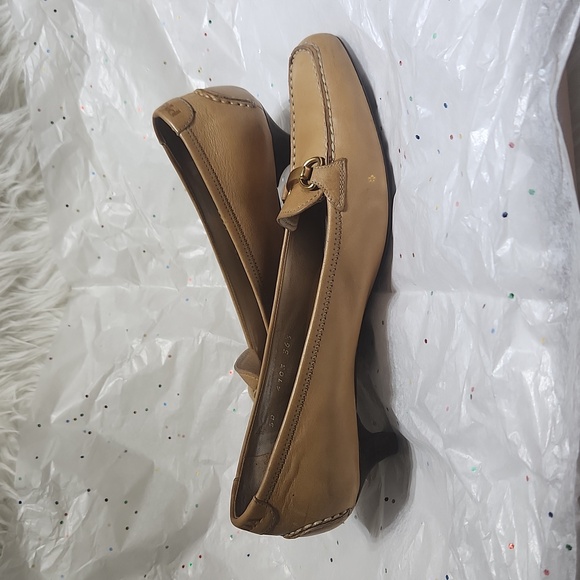 [36.5] PRADA Vitello Sport Pumps, Tan - Picture 2 of 8